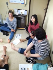 足のコンディショニングマッサージ