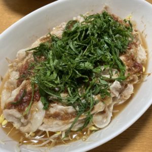 【簡単薬膳レシピ】梅ポン酢豚もやし蒸し