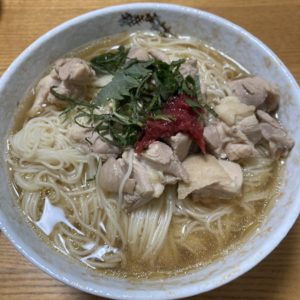 【簡単薬膳レシピ】鶏と梅のあっさりにゅうめん